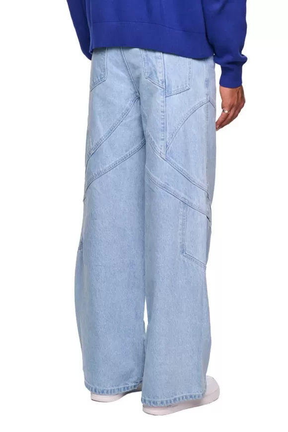 Alien Intel Blue Denim Pants>OLAKALA Outlet