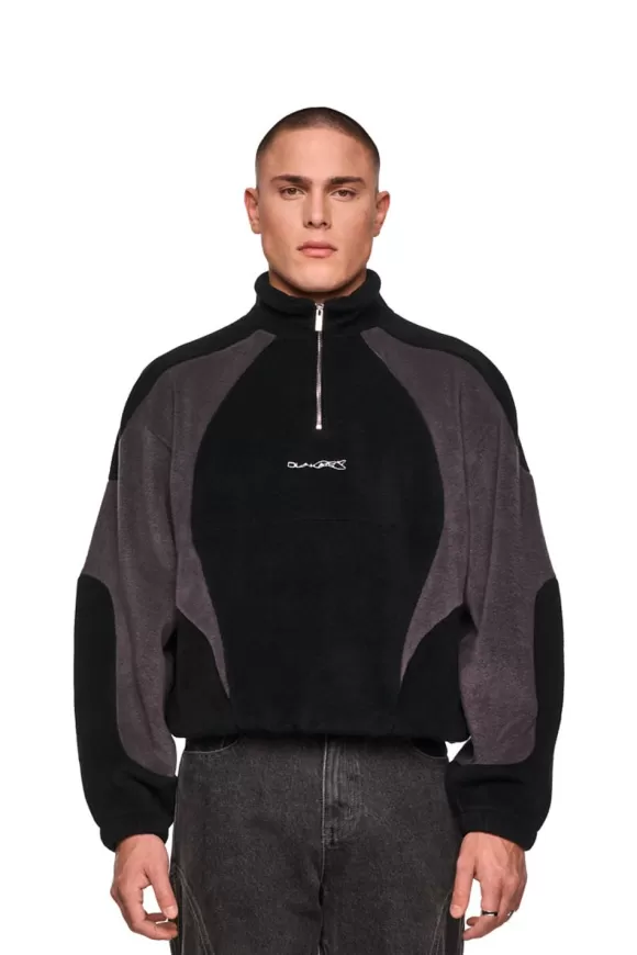 Alien Intel Fleece Halfzip Black>OLAKALA Cheap