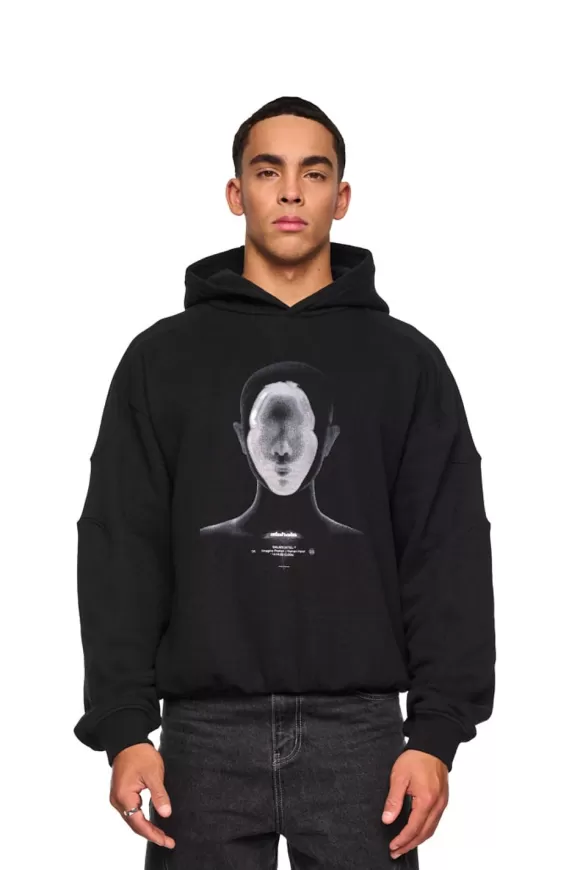 Alien Intel Mask Hoodie Gray>OLAKALA Shop