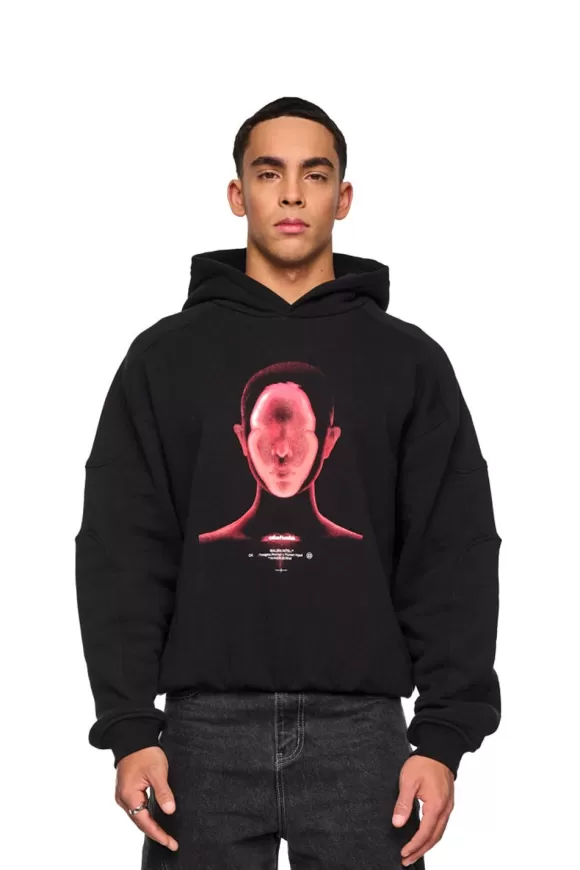 Alien Intel Mask Hoodie Red>OLAKALA Best Sale