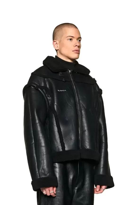 Anatomy Shearling Leatherjacket>OLAKALA Cheap