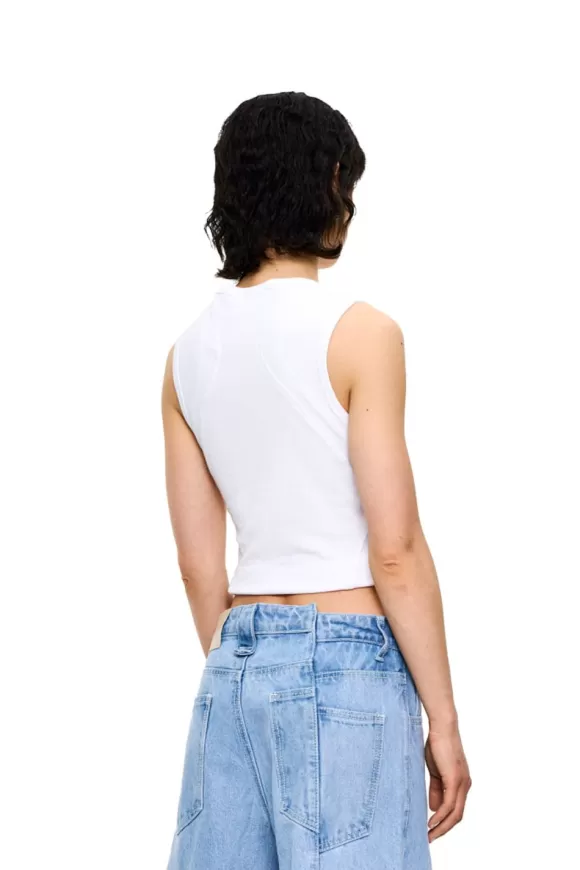 Cc Anatomy Tanktop Cropped White>OLAKALA Fashion