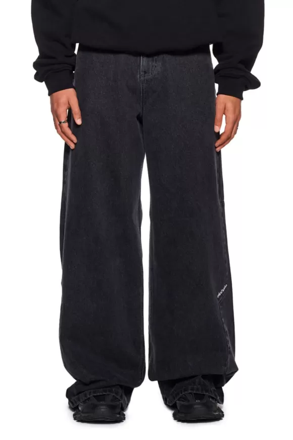 Cc Black Denim Pants Baggy>OLAKALA Clearance