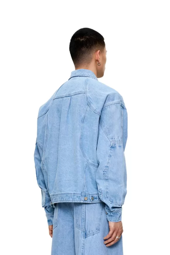 Cc Blue Denim Jacket>OLAKALA Cheap
