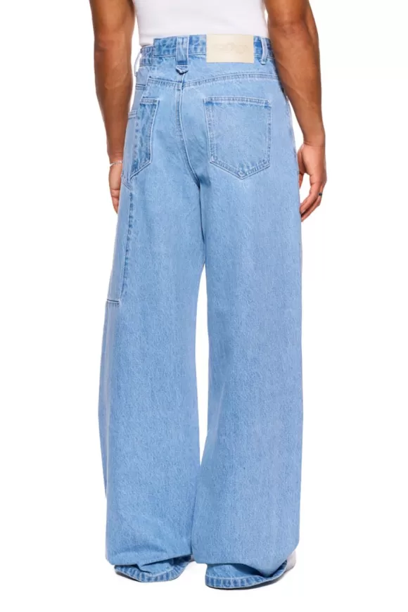 Cc Blue Loose Fit Denim Pants>OLAKALA Best