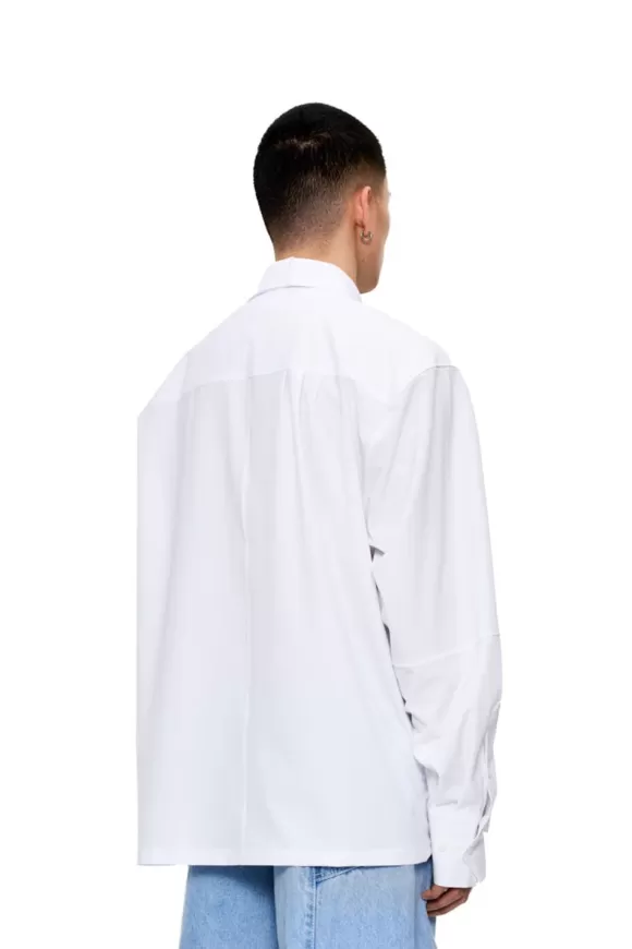 Cc Button Shirt White>OLAKALA Store