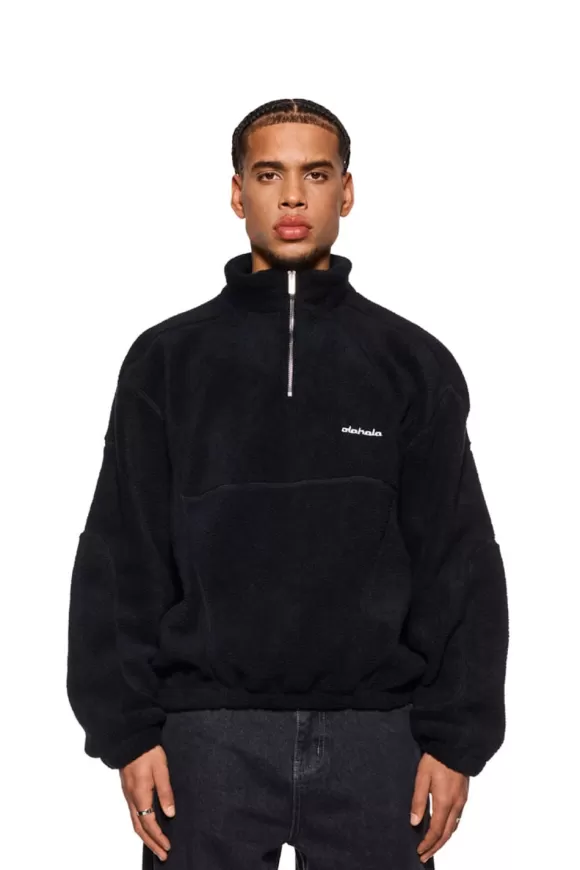 Cc Fleece Halfzip Black>OLAKALA New