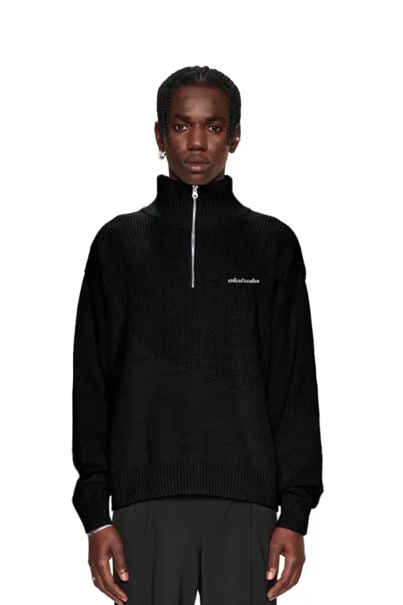 Cc Knit Halfzip Black>OLAKALA Best