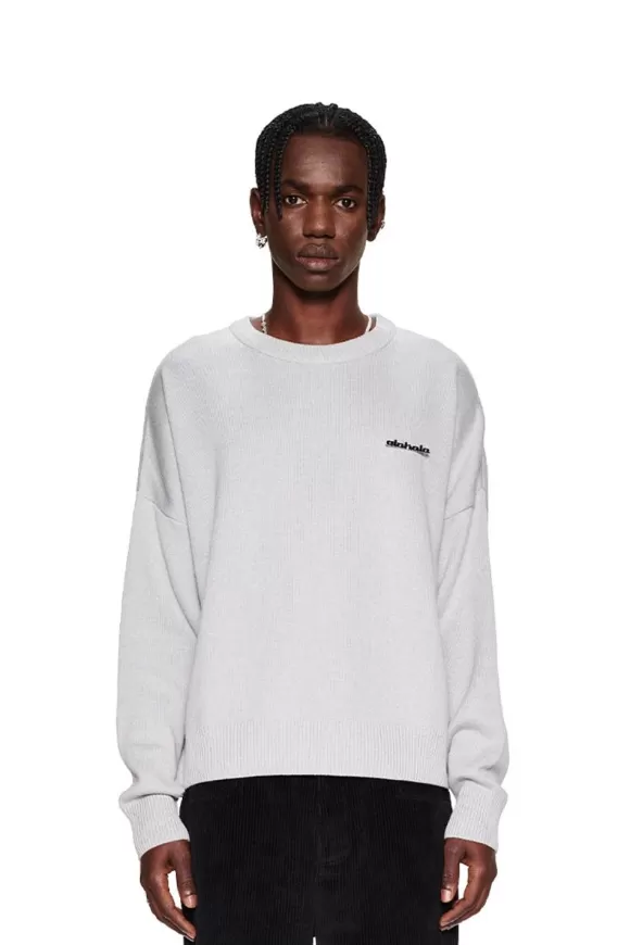 Cc Knit Sweater Gray>OLAKALA Clearance