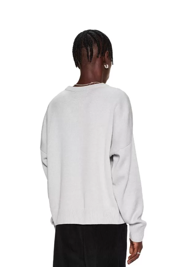 Cc Knit Sweater Gray>OLAKALA Clearance