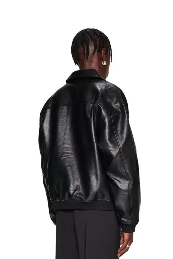 Cc Leather Jacket Black>OLAKALA Fashion