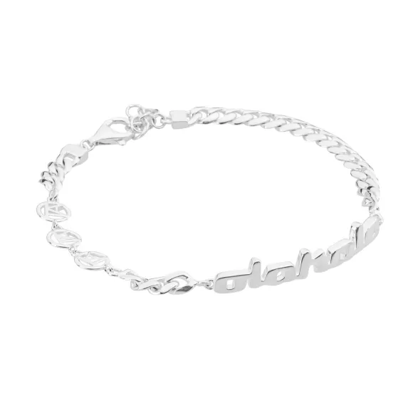 Cc Logo Bracelet Silver Coated>OLAKALA Outlet