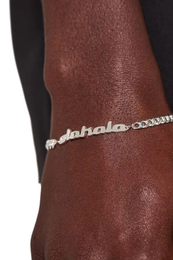 Cc Logo Bracelet Silver Coated>OLAKALA Outlet