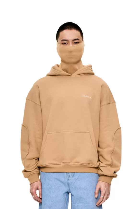 Cc Mask Hoodie Beige>OLAKALA Store