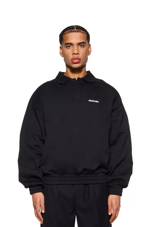 Cc Polo Longsleeve Black>OLAKALA Best