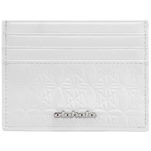 Ccleather Monogramm Cardholder White>OLAKALA Store