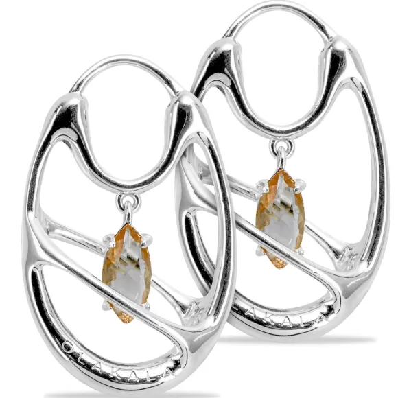 Core Protector Earring Silver>OLAKALA Discount