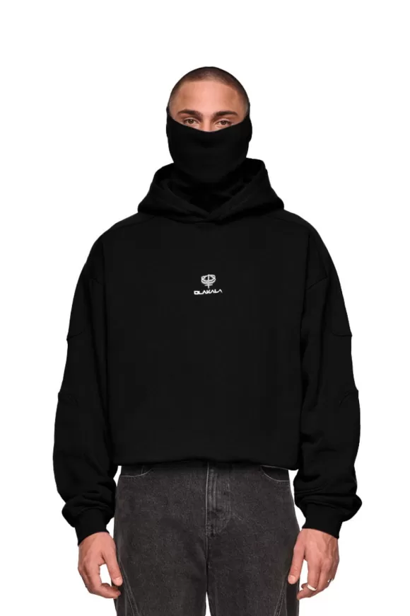Discreet Mask Hoodie Black>OLAKALA Clearance