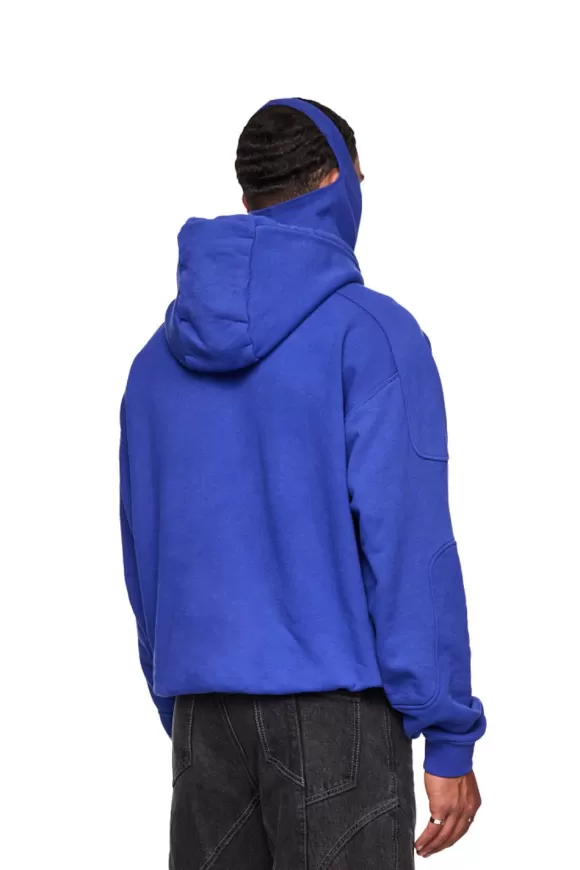 Discreet Mask Hoodie Blue>OLAKALA Clearance