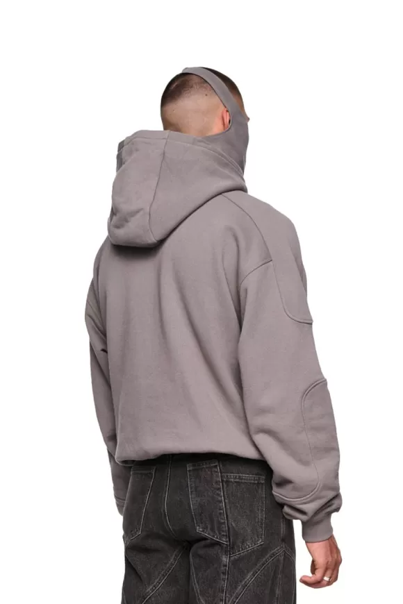 Discreet Mask Hoodie Dark Gray>OLAKALA Cheap