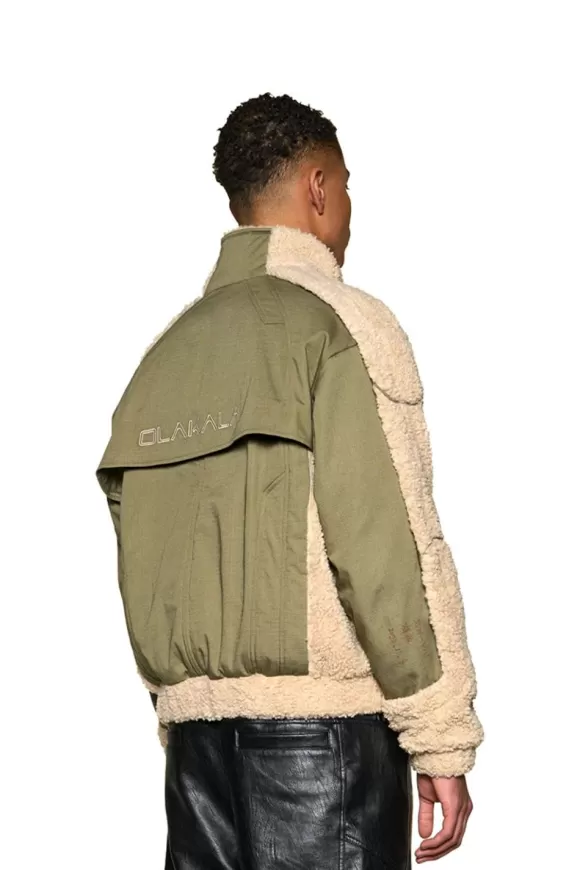 Distorted Teddy Jacket>OLAKALA Outlet