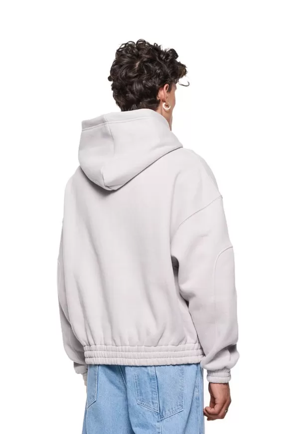 Elysium Zip Hoodie Light Gray>OLAKALA New