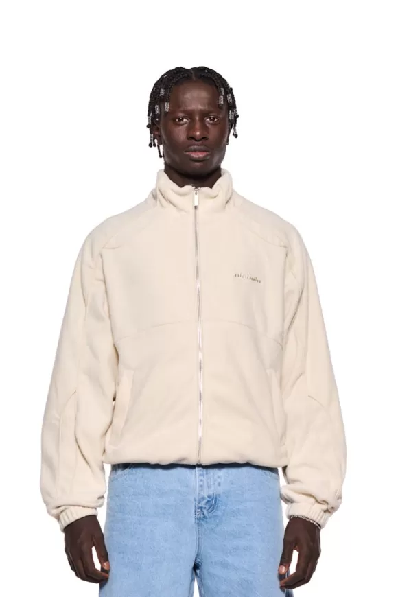 Fleece Jacket Almond Milk>OLAKALA Cheap