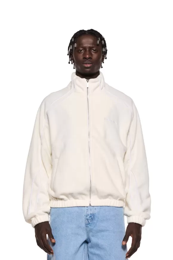 Fleece Jacket Bright White>OLAKALA Clearance