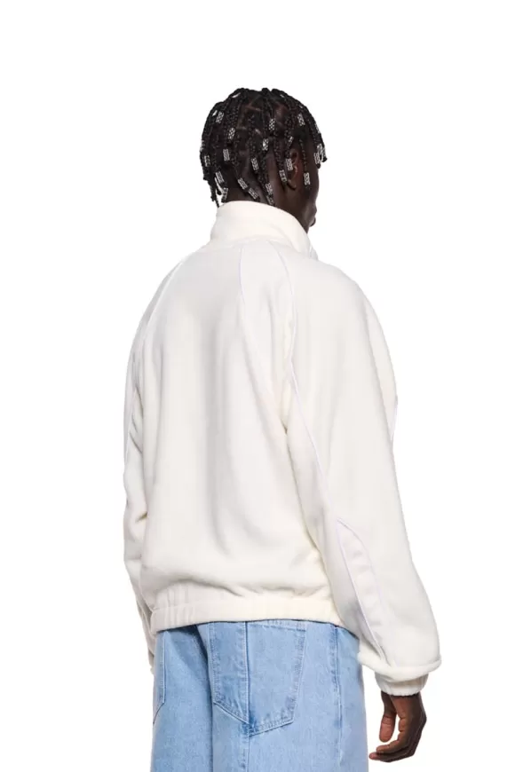 Fleece Jacket Bright White>OLAKALA Clearance