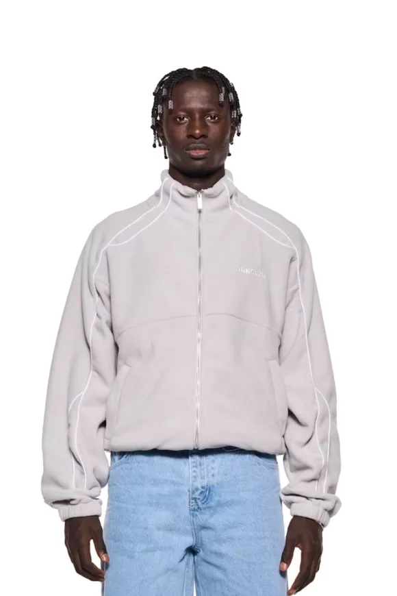 Fleece Jacket Lunar Rock>OLAKALA Sale