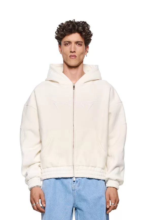 Isolation Zip Hoodie Beige>OLAKALA Shop