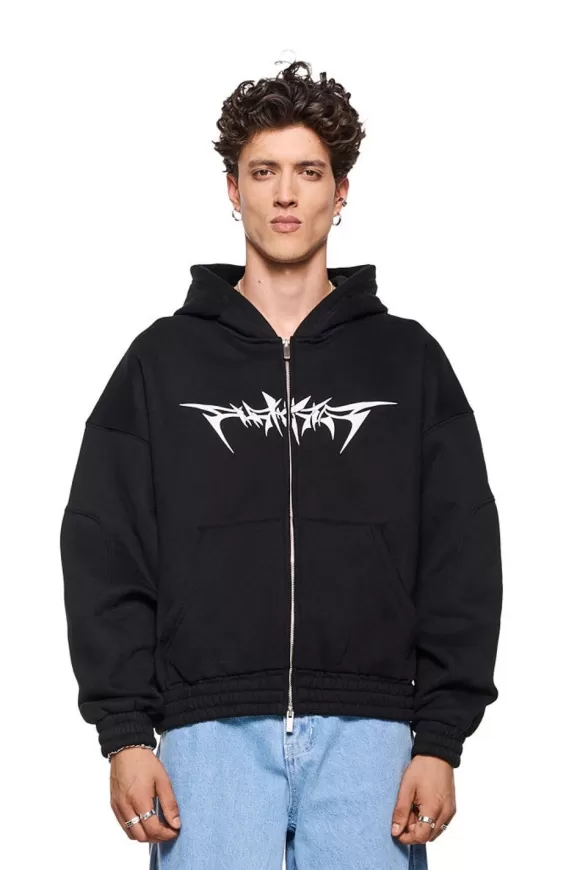 Isolation Zip Hoodie Black>OLAKALA Cheap