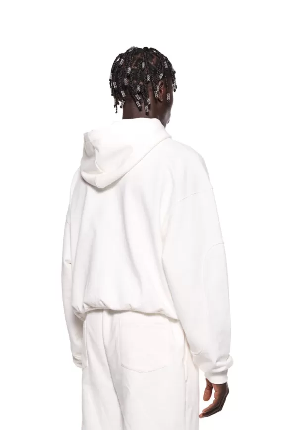 Sports Hoodie White>OLAKALA Fashion