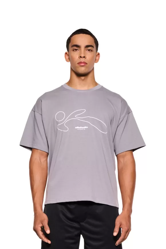 Sports T-Shirt Gray>OLAKALA Fashion