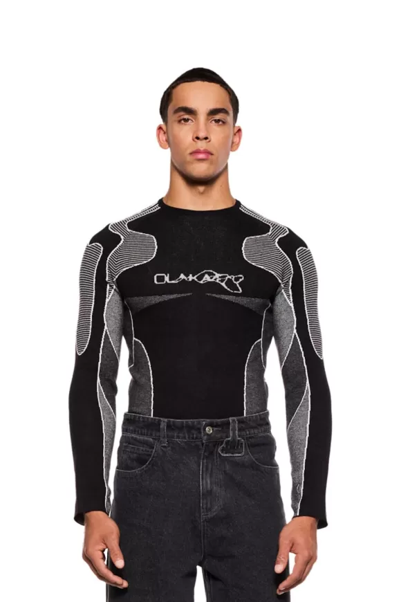 Synergy Anatomy Knit Tech-Top Black>OLAKALA Outlet