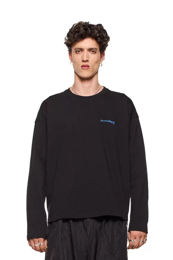 Synergy Embroidered Longsleeve Black>OLAKALA Store