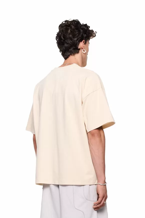 Synergy T-Shirt Beige>OLAKALA Fashion