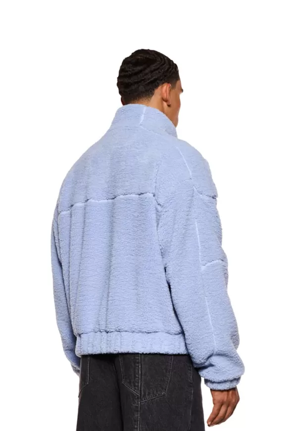 Teddy Jacket Blue>OLAKALA Sale