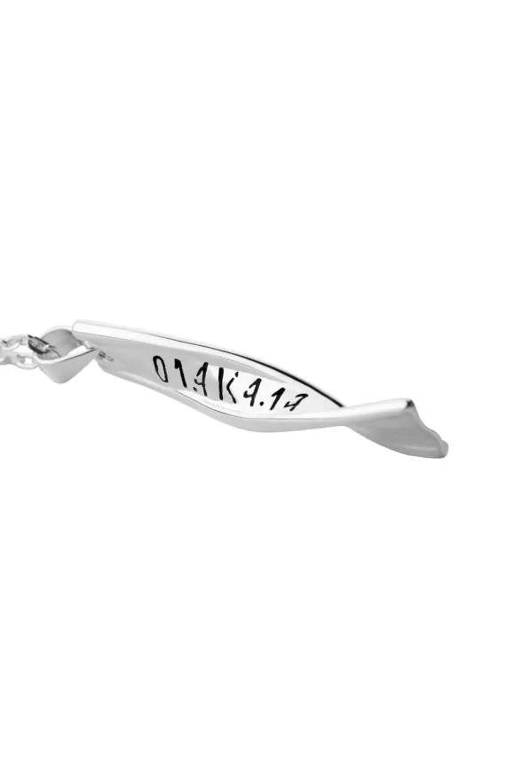 Toast-Clip Necklace Silver>OLAKALA Flash Sale